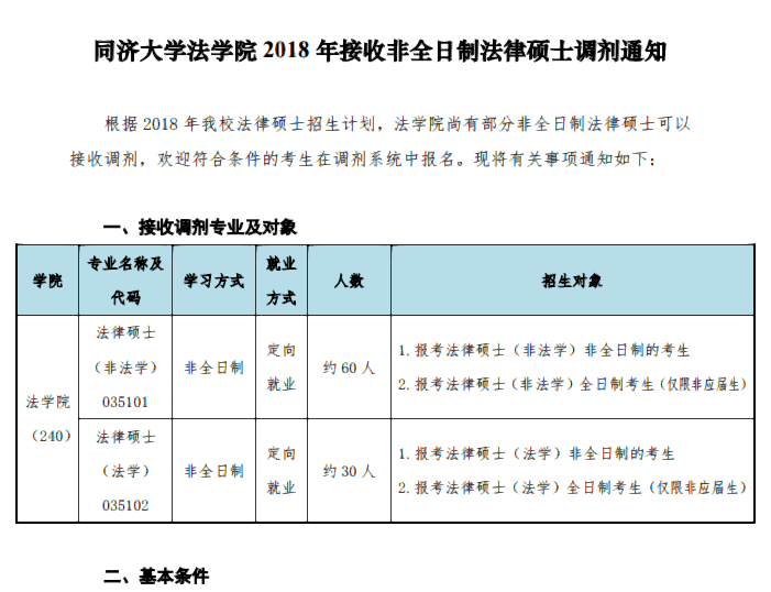 法学院2018年非全日制法律硕士第二批调剂复试通知 法学院2018年非全日制法律硕士第二批调剂复试通知